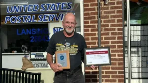 USPS recognizes Weaver’s high mileage mark as mail carrier