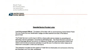 US Postal Service sent essential services letter to employees. Here’s what to know